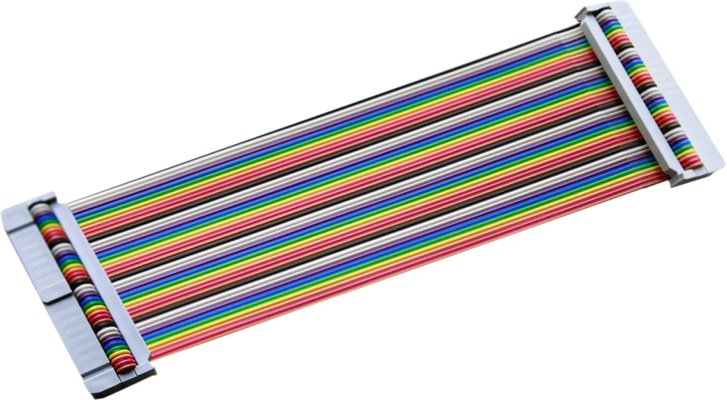 Siron X200 UL2651 28AWG Rainbow Ribbon Harness Cable with IDC Connectors Cable Wires