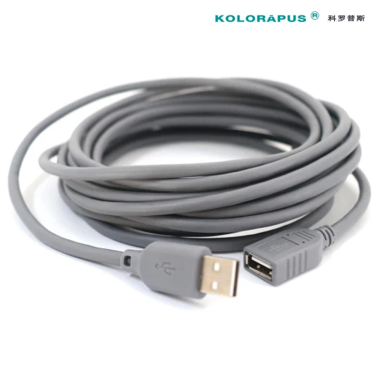 Kolorapus Cavo di trasferimento dati USB A maschio a femmina da 5 m, cavo di prolunga USB 2.0 da AM a AF con chip