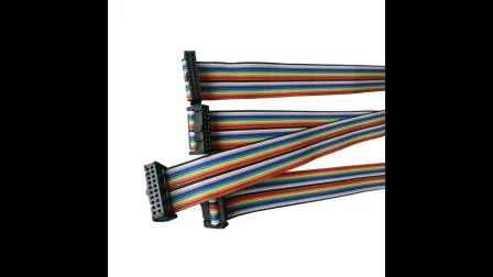 Assemblaggio cavi impermeabile su ordinazione del cablaggio di automazione dell'attrezzatura medica su ordinazione dell'OEM Awm 20624 80c 60V VW-1 FFC 24 Pin FFC VGA Lvds cavo piatto