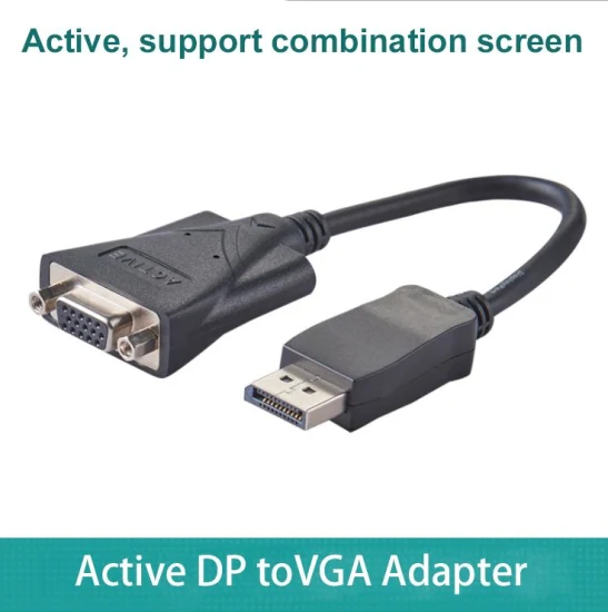 Cavo convertitore attivo da Displayport a VGA 1080P 60Hz