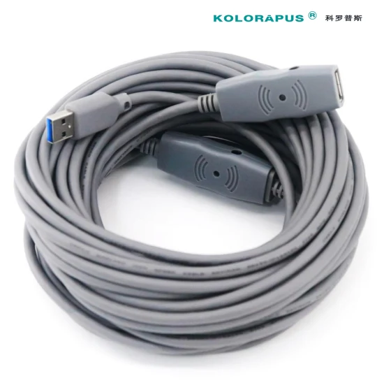 Kolorapus Cavo prolunga attivo USB 2.0 da 15 m Cavo ripetitore extender maschio-femmina per stampante USB