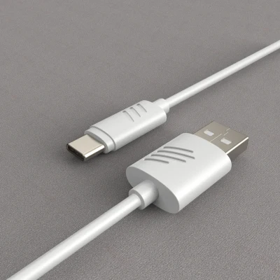 Cavo di ricarica da USB-C a USB-A 2.0 per Samsung S8/S9/Note 1 e altri dispositivi USB-C, forma bicolore, corrente massima 3A