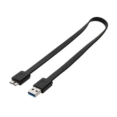 Cavo piatto nero da USB 3.0 A maschio a Micro B maschio