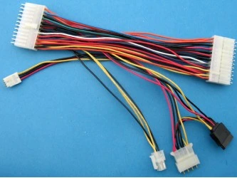 Kit cavi cablaggio computer SATA maschio e Molex Mini Fit 24 pin