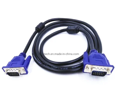 Cavo VGA a VGA da 15 pin maschio a femmina OEM 1.8m 1080P per computer PC 1m 1.5m 2m 3m 5m 10m